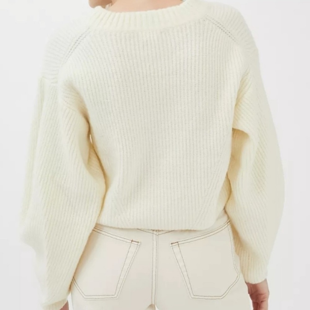 UO Ribbed Cropped Knit Sweater - Picture 3 of 7